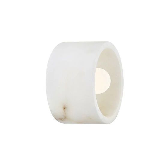 Promo π Carbon Loft Nordquist 1-light Polished Nickel Flush Mount Or Wall Sconce Off White π - Image 6