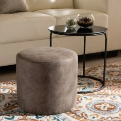 Flash Sale 🔥 Carbon Loft Vanderveen Kira Modern And Contemporary 2-piece Nesting Table And Ottoman Set 🔥