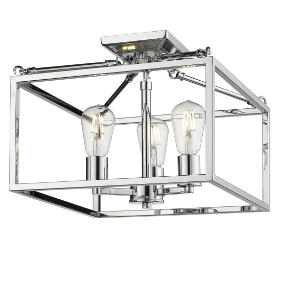 Flash Sale π Carbon Loft Barton Black Steel Semi-flush-mount Light π