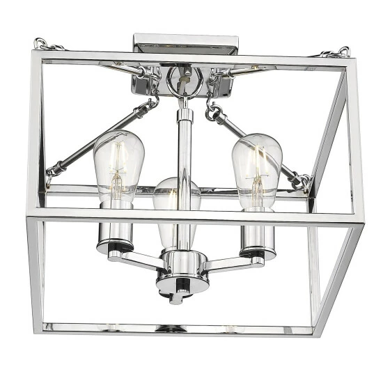 Flash Sale π Carbon Loft Barton Black Steel Semi-flush-mount Light π - Image 5