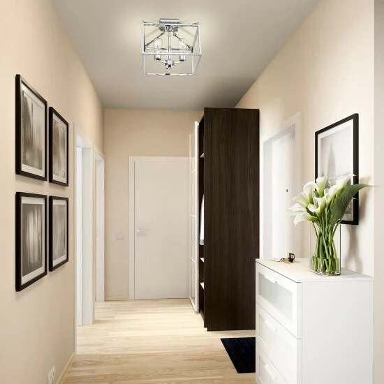 Flash Sale π Carbon Loft Barton Black Steel Semi-flush-mount Light π - Image 6