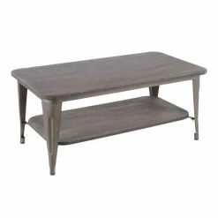 Flash Sale 🎉 Carbon Loft Samira Wood And Metal Industrial Coffee Table - N/A Antique/espresso 🛒