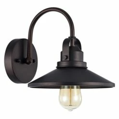 Buy 🤩 Carbon Loft Humboldt Industrial 1-light Oil Rubbed Bronze Wall Sconce 👍