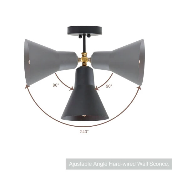 Deals π Carbon Loft Merida Adjustable Black 1-light Wall Lamp Sconce - W6.3"x H9.5"x E9" π - Image 5