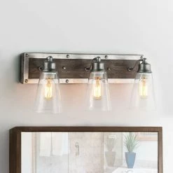 Flash Sale ⌛ Carbon Loft Antique Bathroom Vanity Silver Linear Wall Sconce 🥰