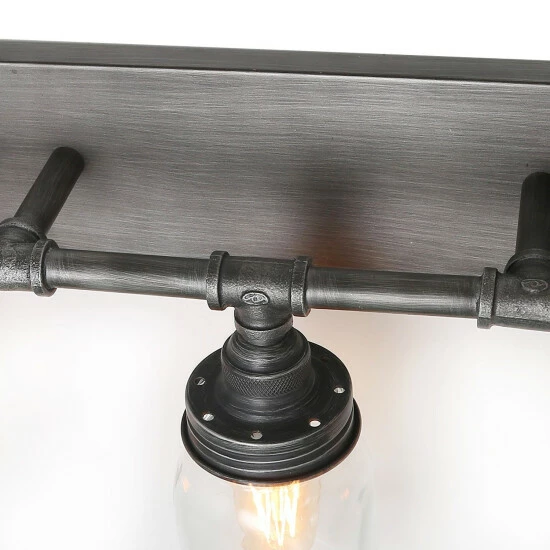New π Carbon Loft Vawdrey 3-light Black Wall Sconces Vanity Lights Bathroom β¨ - Image 8