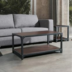 Wholesale π Carbon Loft Whittaker Modern Wood And Metal Coffee Table β