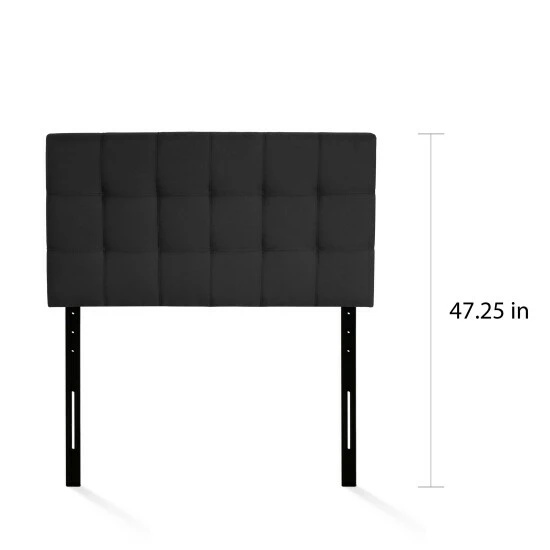 Flash Sale π Carbon Loft Dashwood Tufted Black Headboard π - Image 6