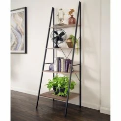 Wholesale βοΈ Carbon Loft Morse Industrial Ladder 4-Tier Bookshelf Tan β